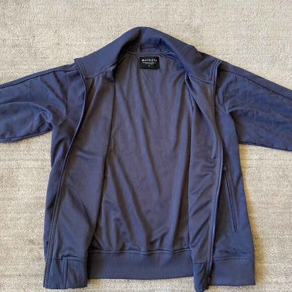 Athleta Brooklyn Textured Bomber Jacket NWOT - Picture 6 of 15